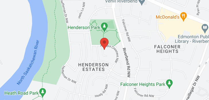 map of 728 HENDRA CR NW